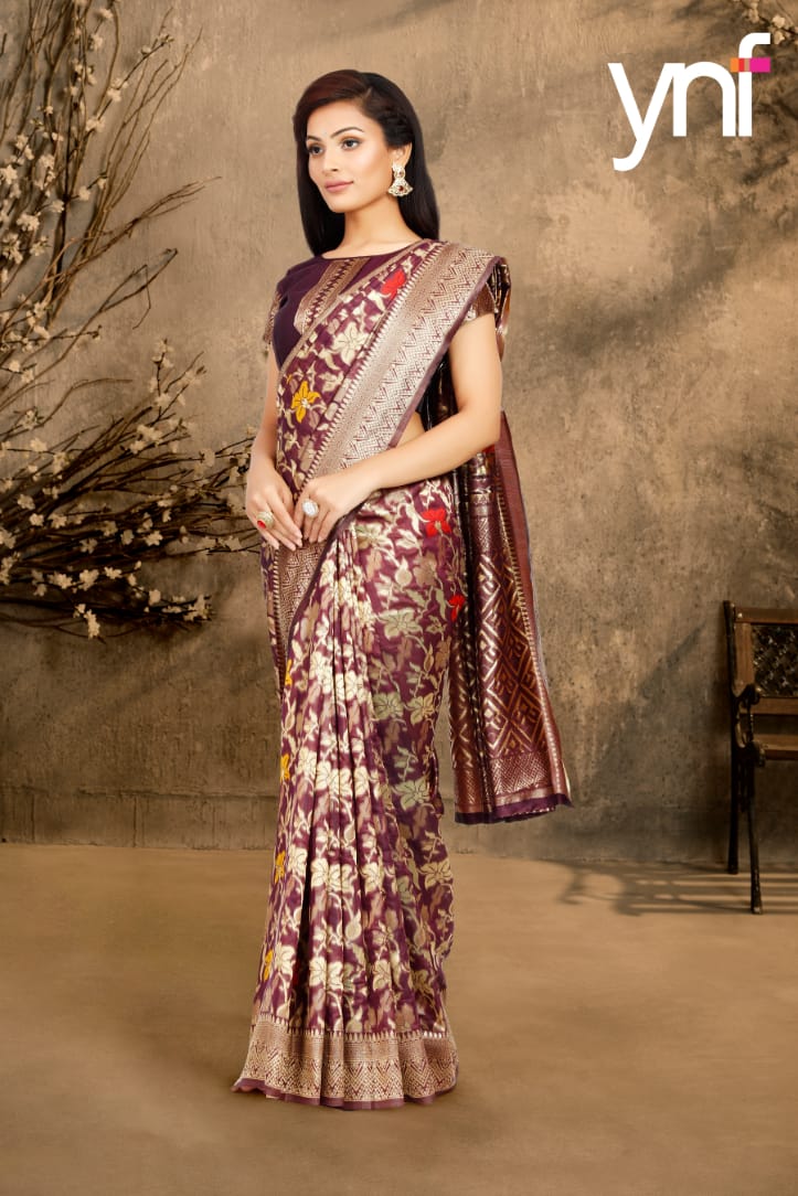 Ynf Tarannum Festive Wear Poly Silk Saree Catalog