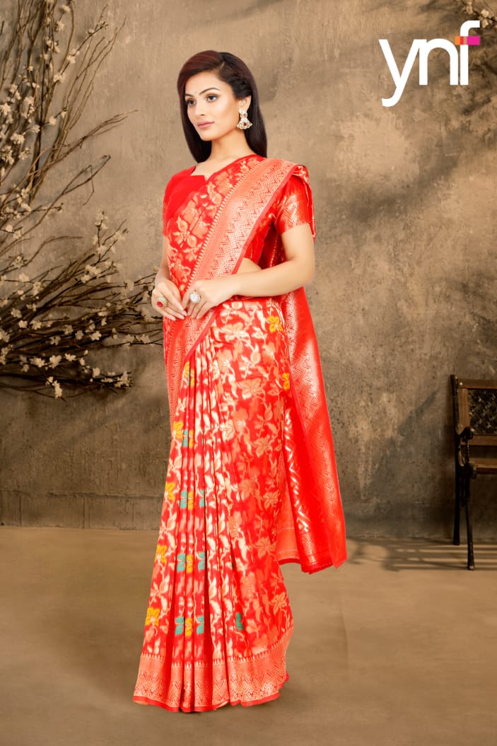 Ynf Tarannum Festive Wear Poly Silk Saree Catalog