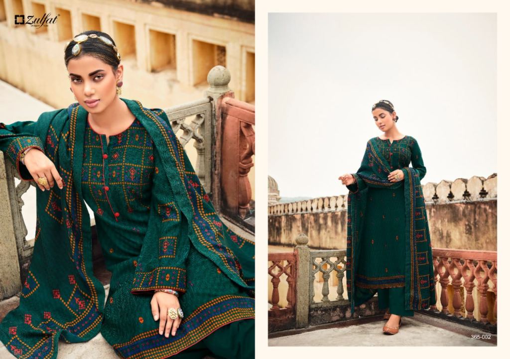 Zulfat Winter Love Digital Printed Winter Wear Pashmina Catalog