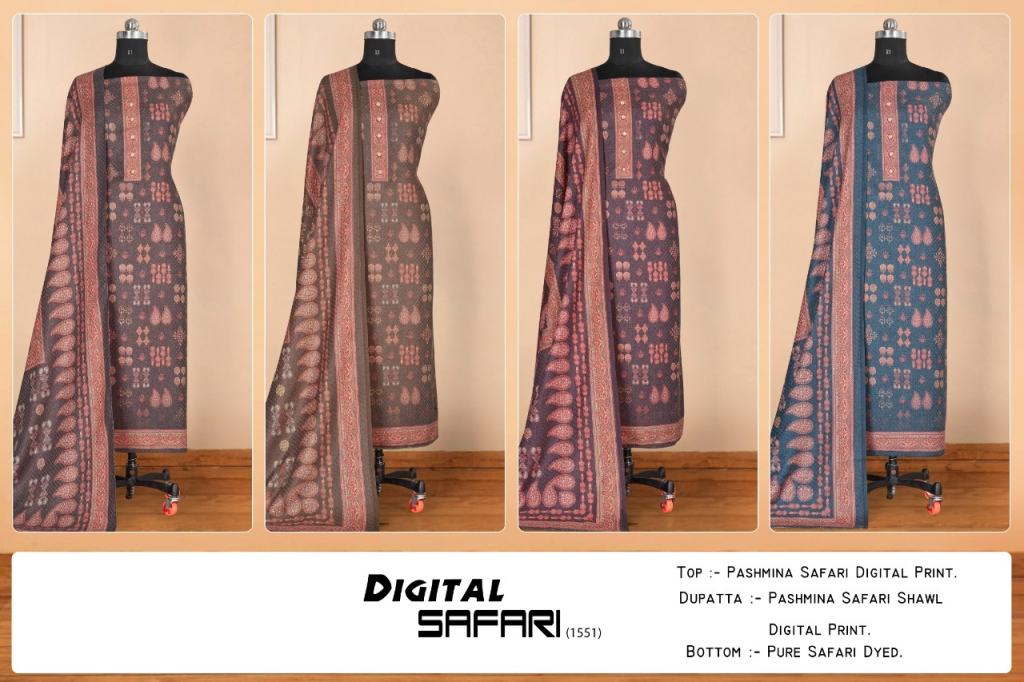 Bipson Digital Safari Dn.1551 Winter Pashmina Collection