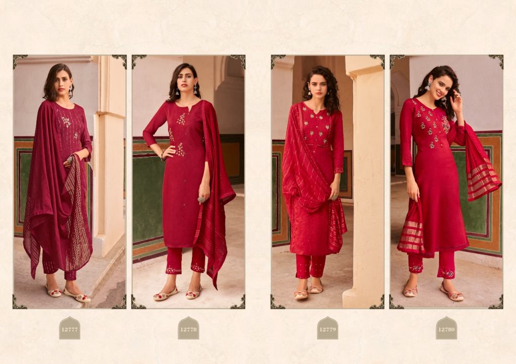 Kivi Sirya Designer Embroidery Readymade Suits Catalog