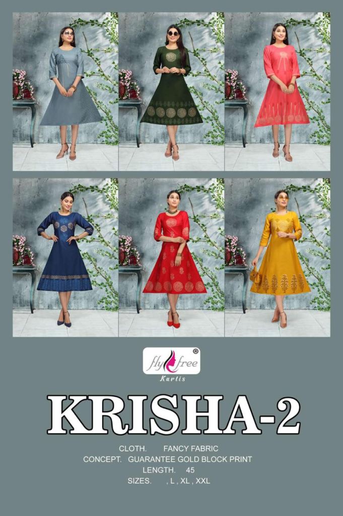 Fly Free Krisha Vol 2 Designer Wholesale Kurtis Catalog