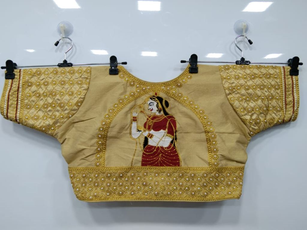 Anarkali Designers With Jari Work Ready Made Blouse Collection