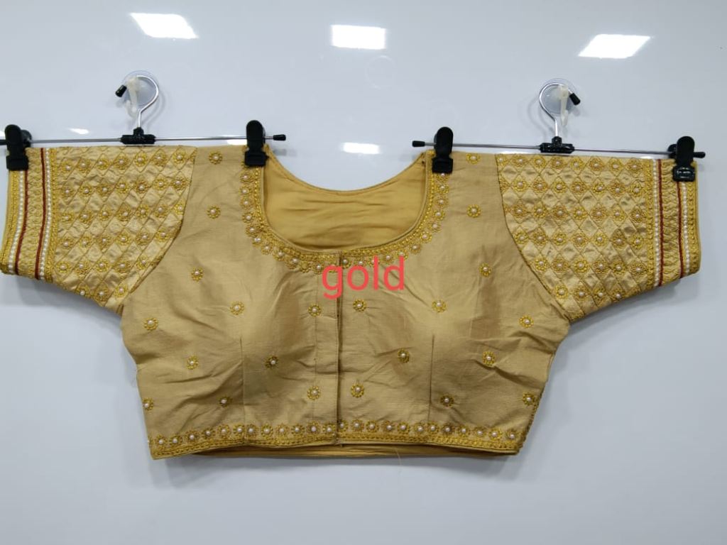 Anarkali Designers With Jari Work Ready Made Blouse Collection