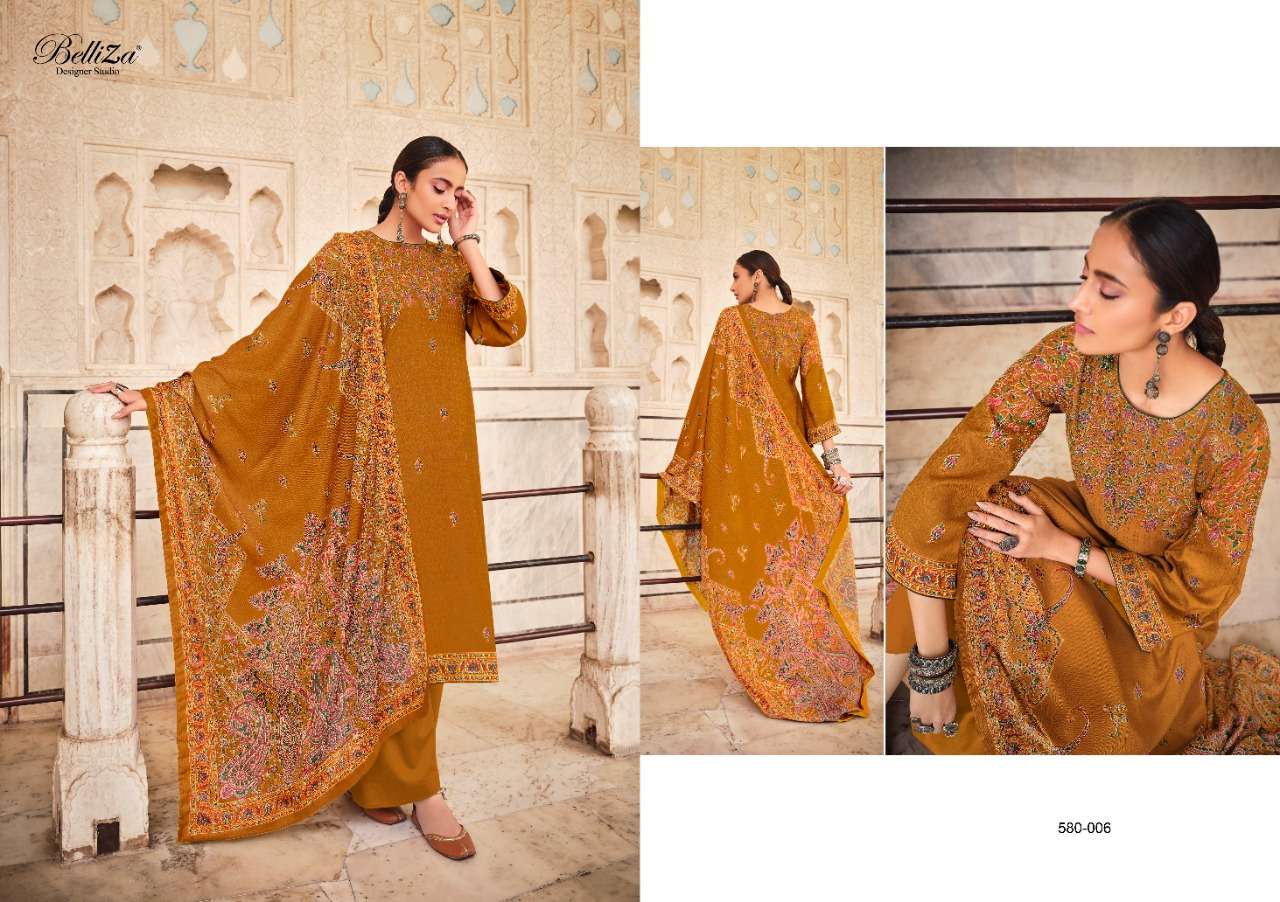 Belliza Kashmiriyat  Vol 2 Designer Pashmina Unstitched Dress Material