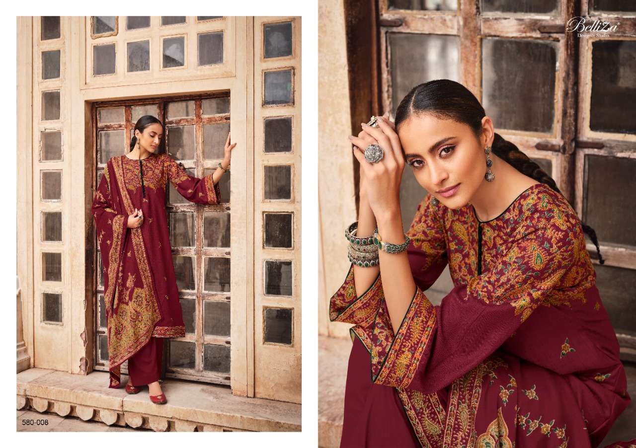 Belliza Kashmiriyat  Vol 2 Designer Pashmina Unstitched Dress Material