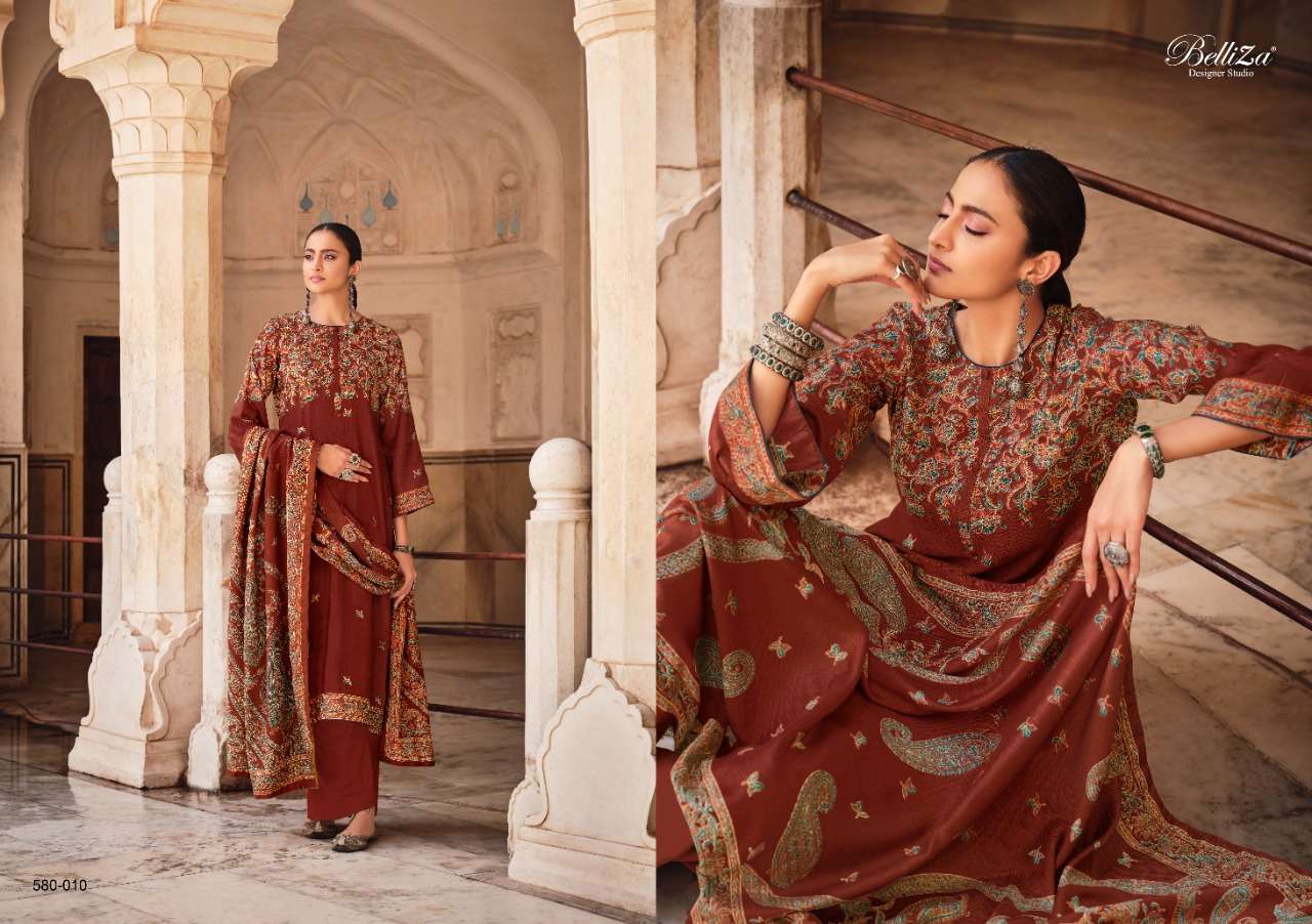 Belliza Kashmiriyat  Vol 2 Designer Pashmina Unstitched Dress Material