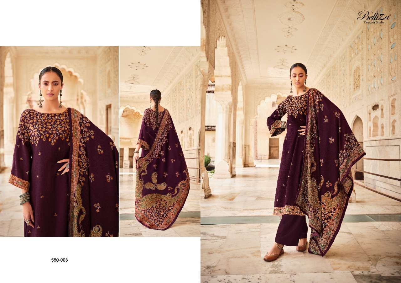 Belliza Kashmiriyat  Vol 2 Designer Pashmina Unstitched Dress Material