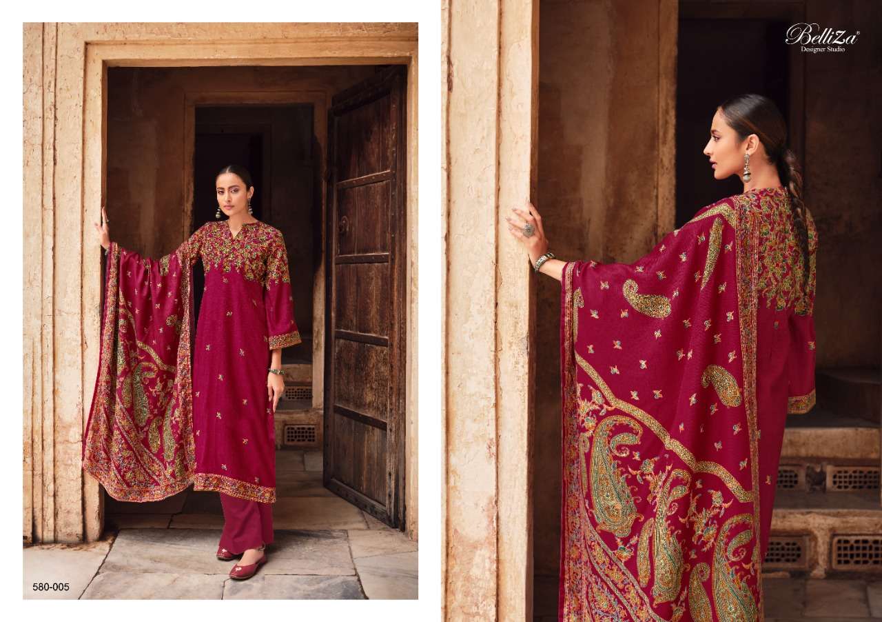 Belliza Kashmiriyat  Vol 2 Designer Pashmina Unstitched Dress Material