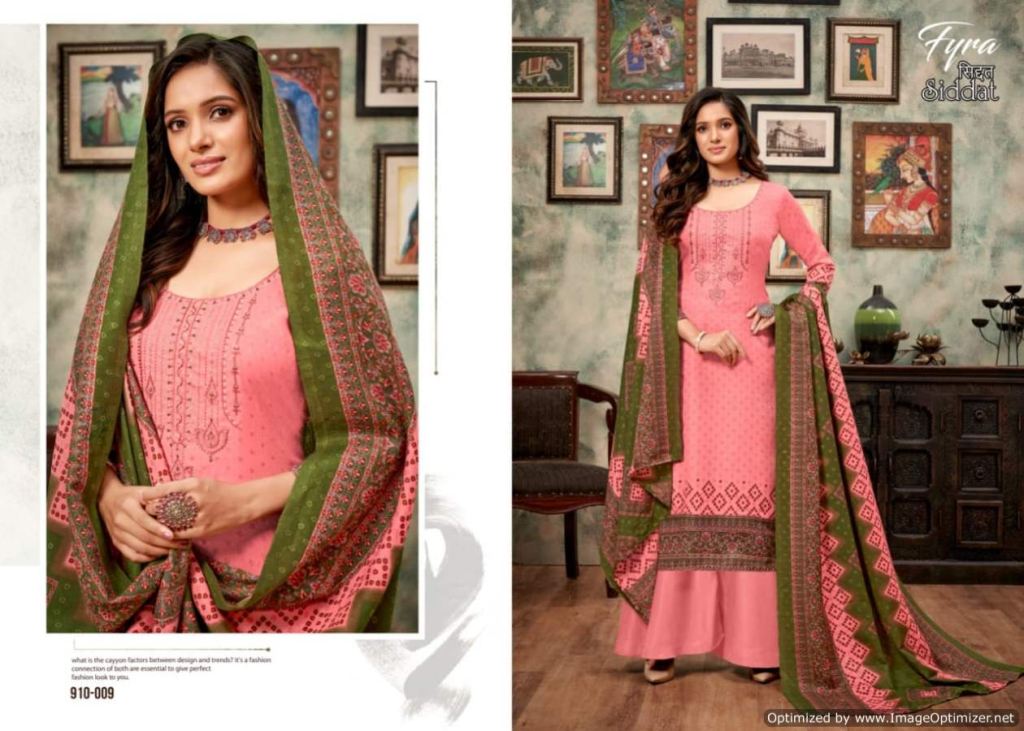 Fyra Siddat Digital Printed Winter Pashmina Dress Material Catalog