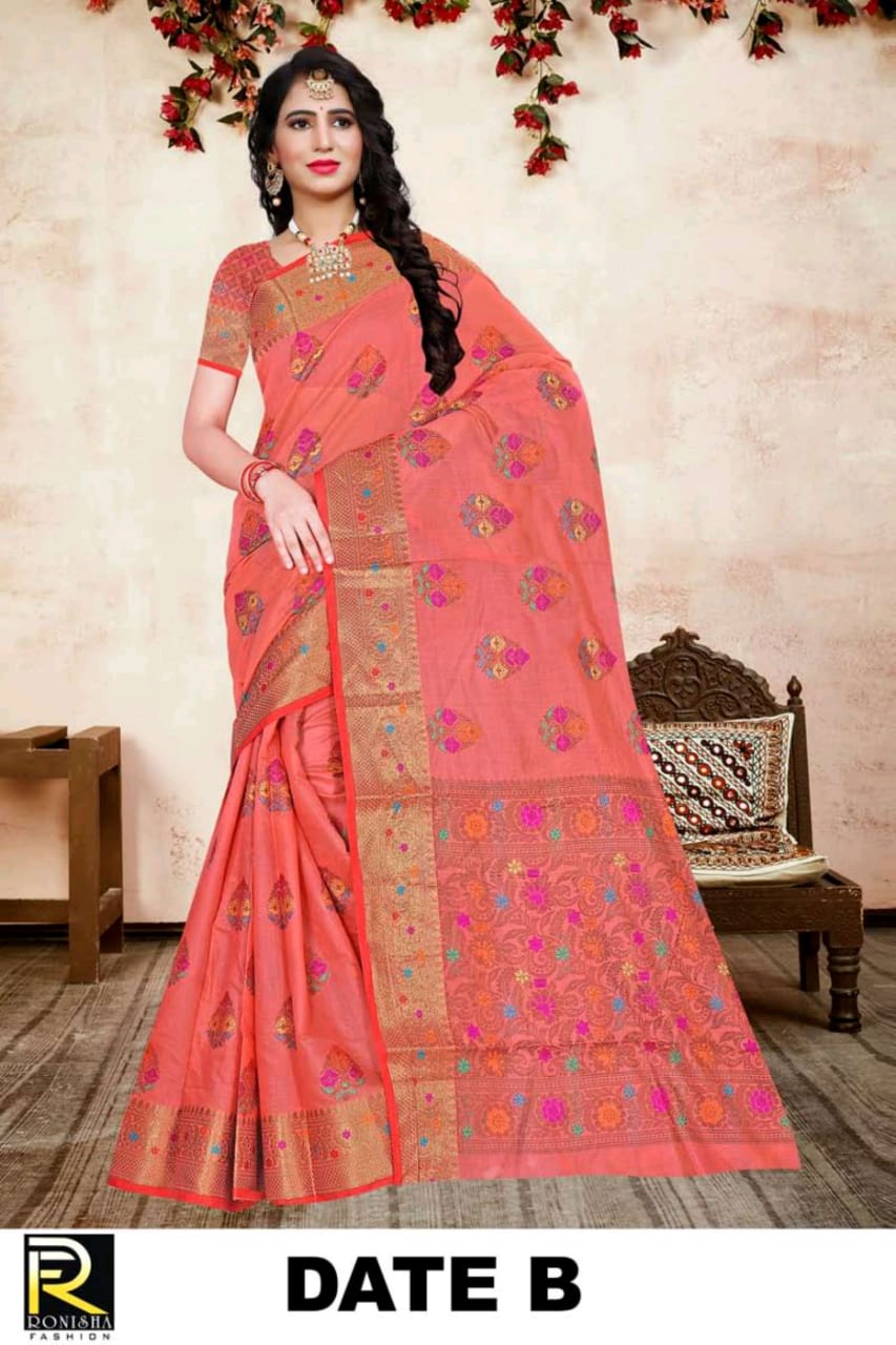 Ranjna Date Casual Wear Soft Cotton Rich Pallu Super Hit Collecton