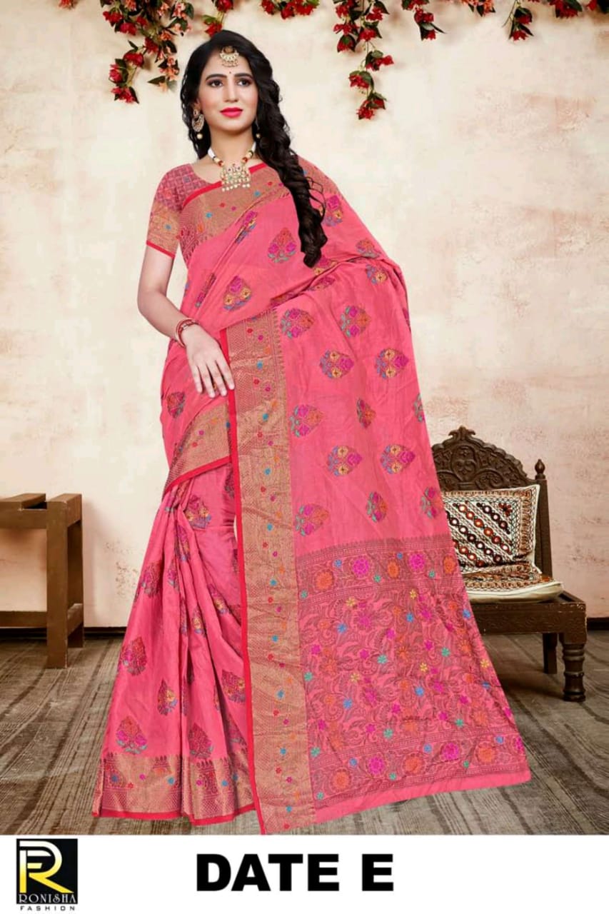 Ranjna Date Casual Wear Soft Cotton Rich Pallu Super Hit Collecton