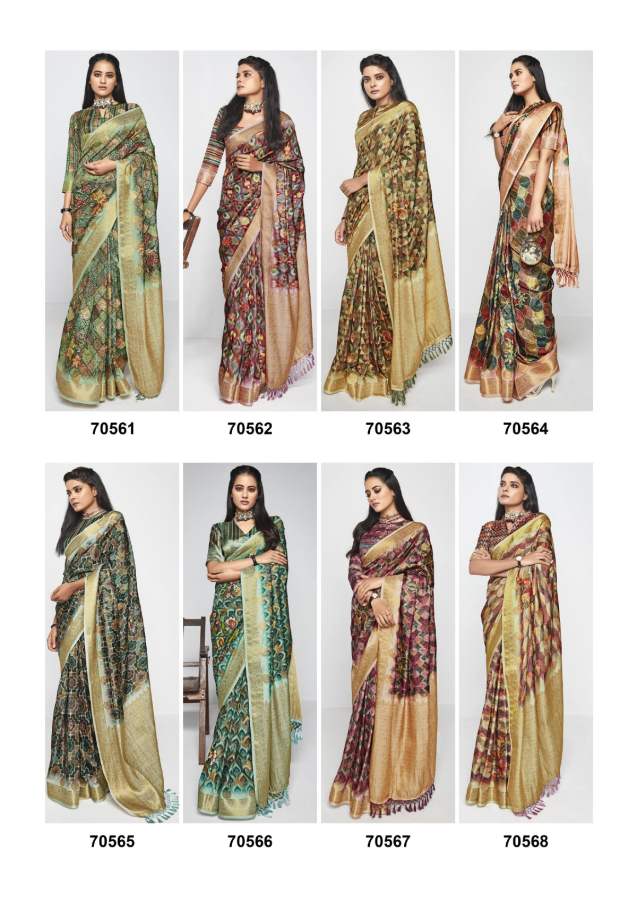 Shangrila Saachi Digital Pallu Festive Wear Silk Wholesale Saree Catalog