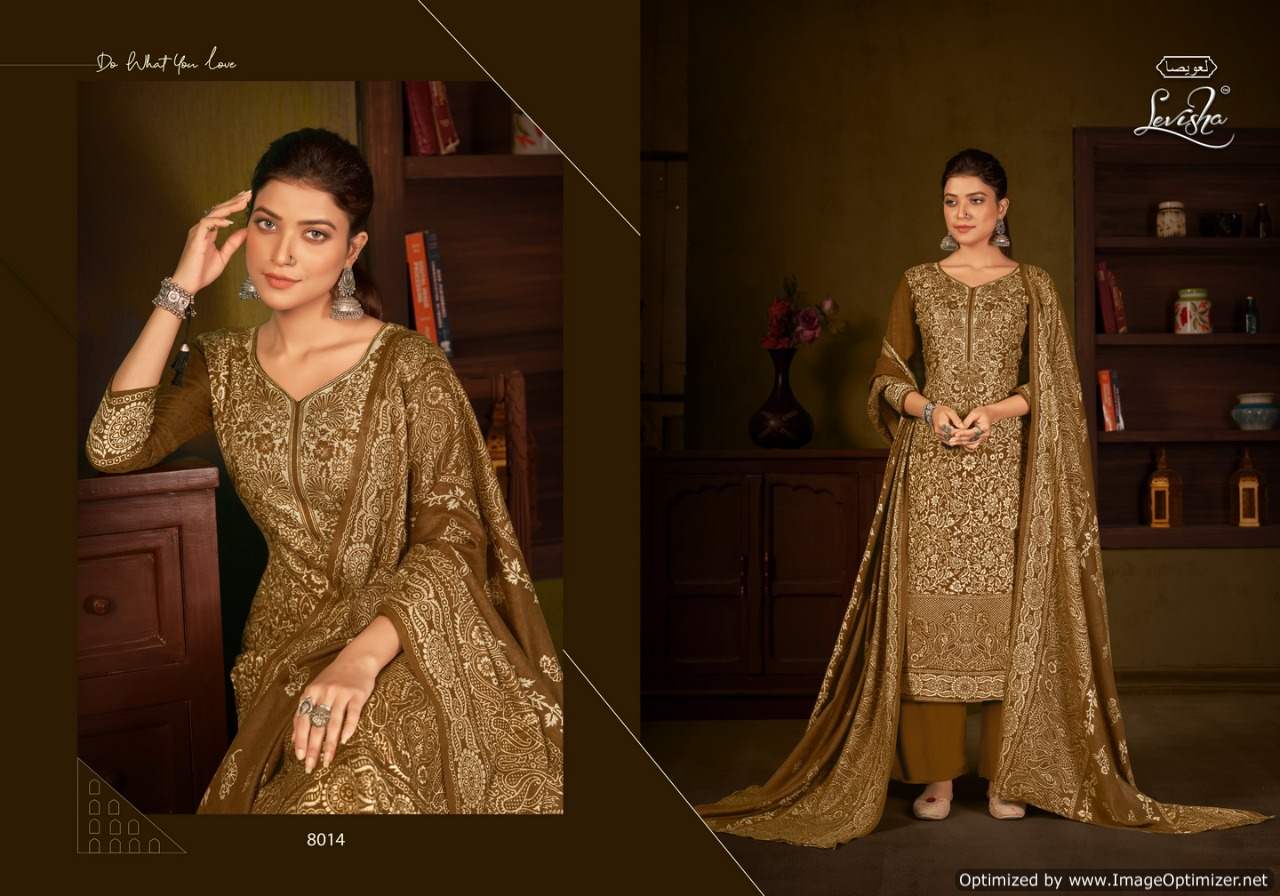 Levisha Alisa Vol 2 Winter Designer Pashmina Dress Material Catalog