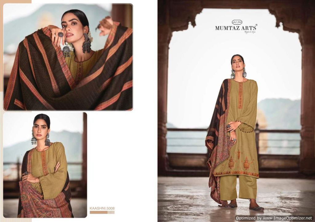 Mumtaz Arts Kaashni Winter Designer Pashmina Dress Material Catalog