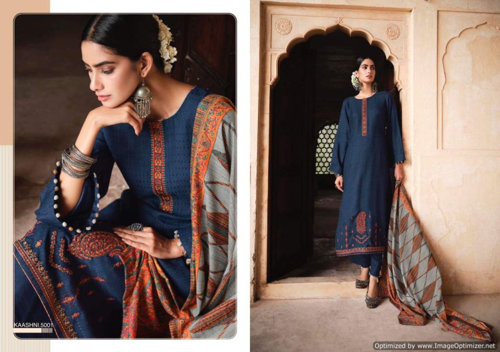 Mumtaz Arts Kaashni Winter Designer Pashmina Dress Material Catalog