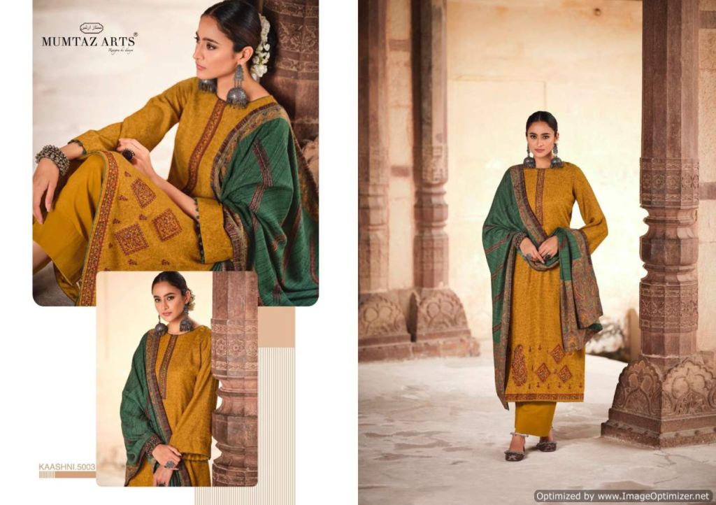 Mumtaz Arts Kaashni Winter Designer Pashmina Dress Material Catalog