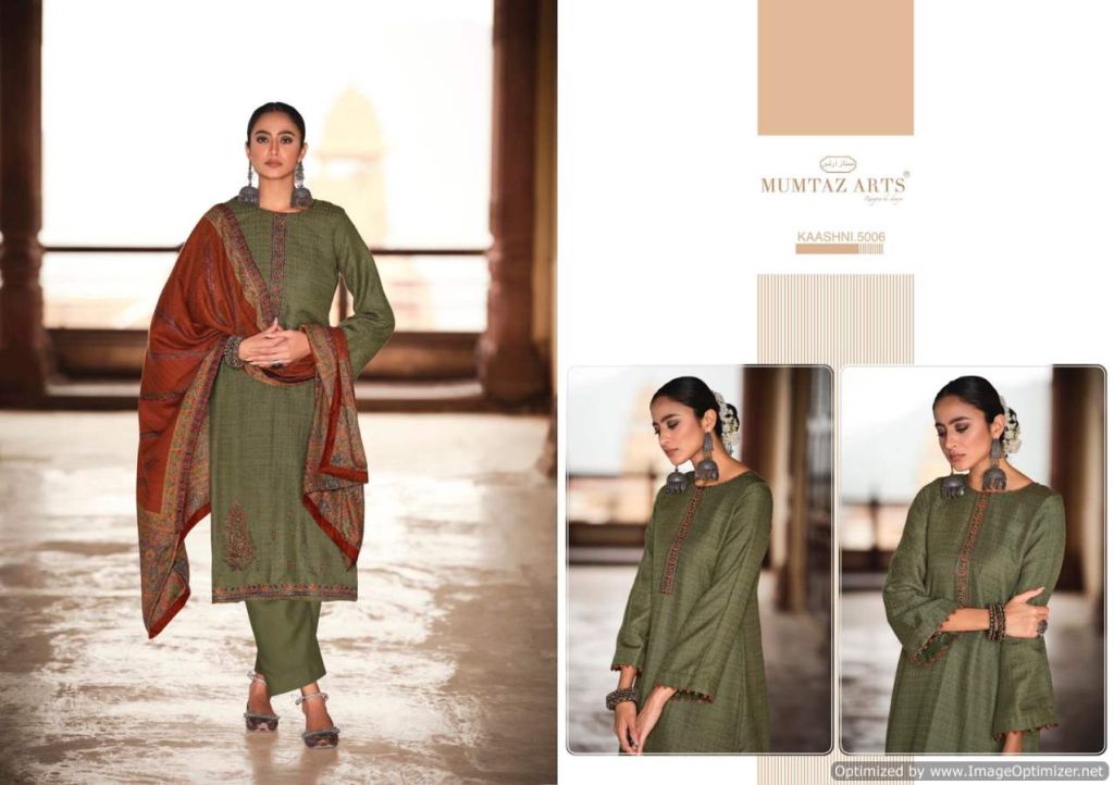 Mumtaz Arts Kaashni Winter Designer Pashmina Dress Material Catalog
