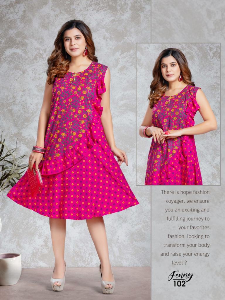 Premnath Fenny Anarkali Low Rate Kurti Catalog