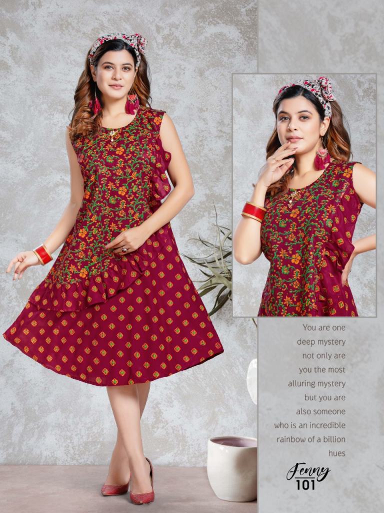 Premnath Fenny Anarkali Low Rate Kurti Catalog