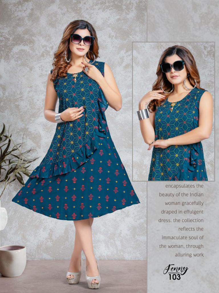 Premnath Fenny Anarkali Low Rate Kurti Catalog
