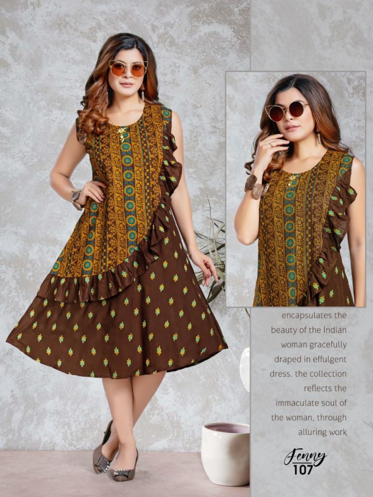 Premnath Fenny Anarkali Low Rate Kurti Catalog