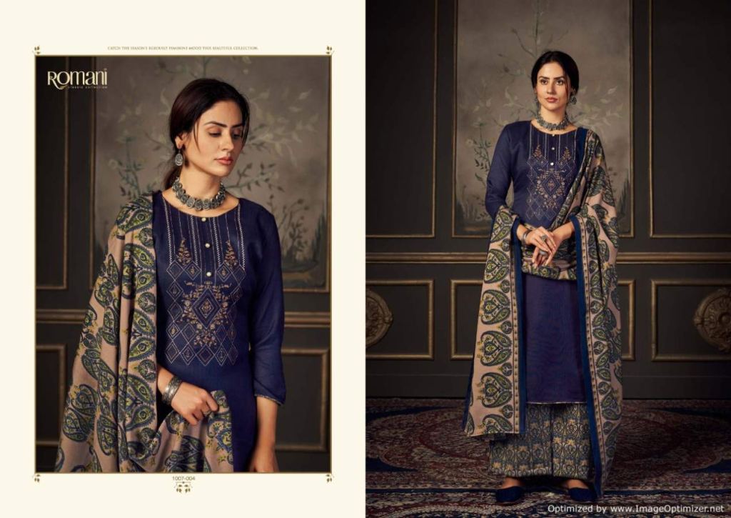 Romani Patiala Beats Exclusive Winter Designer Pashmina Catalog