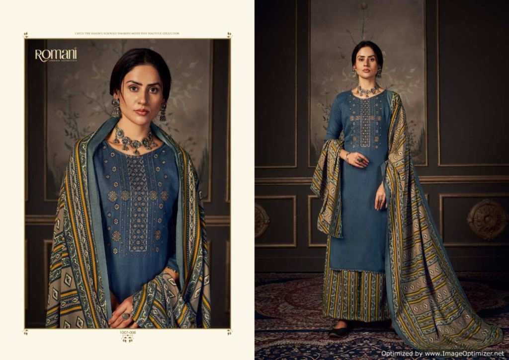 Romani Patiala Beats Exclusive Winter Designer Pashmina Catalog