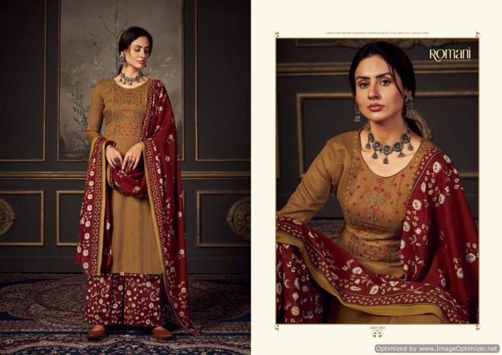 Romani Patiala Beats Exclusive Winter Designer Pashmina Catalog