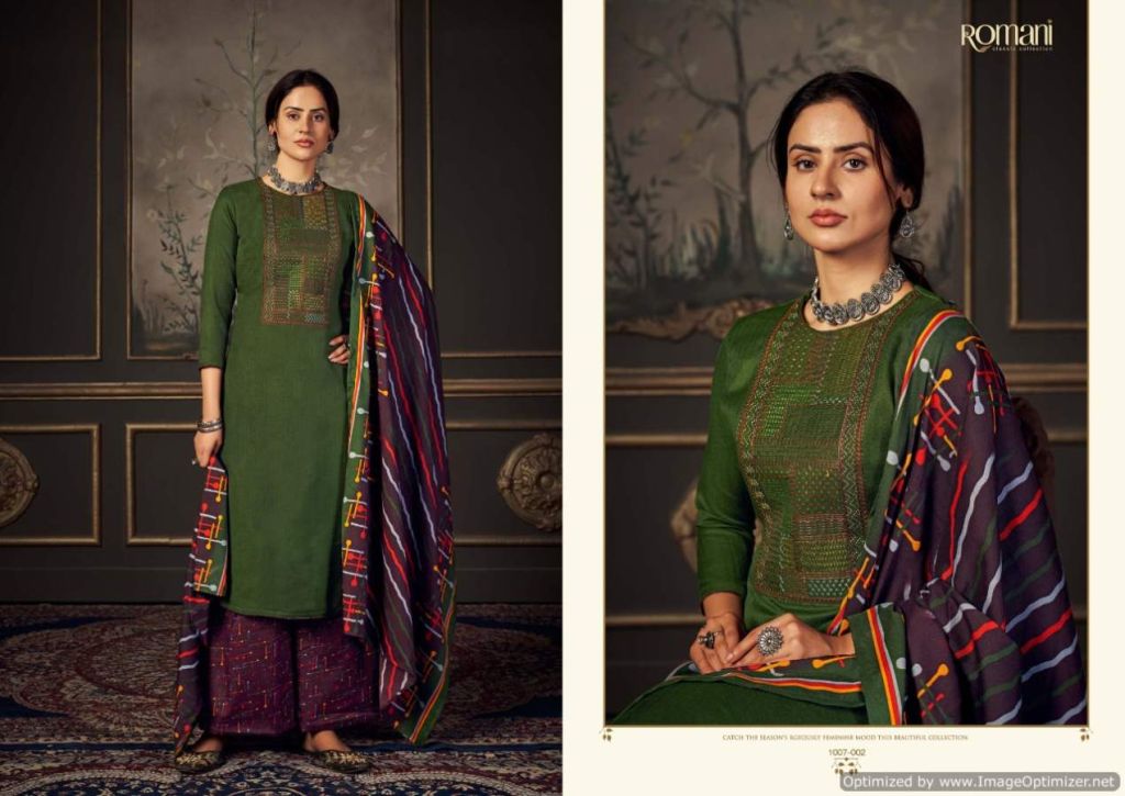 Romani Patiala Beats Exclusive Winter Designer Pashmina Catalog