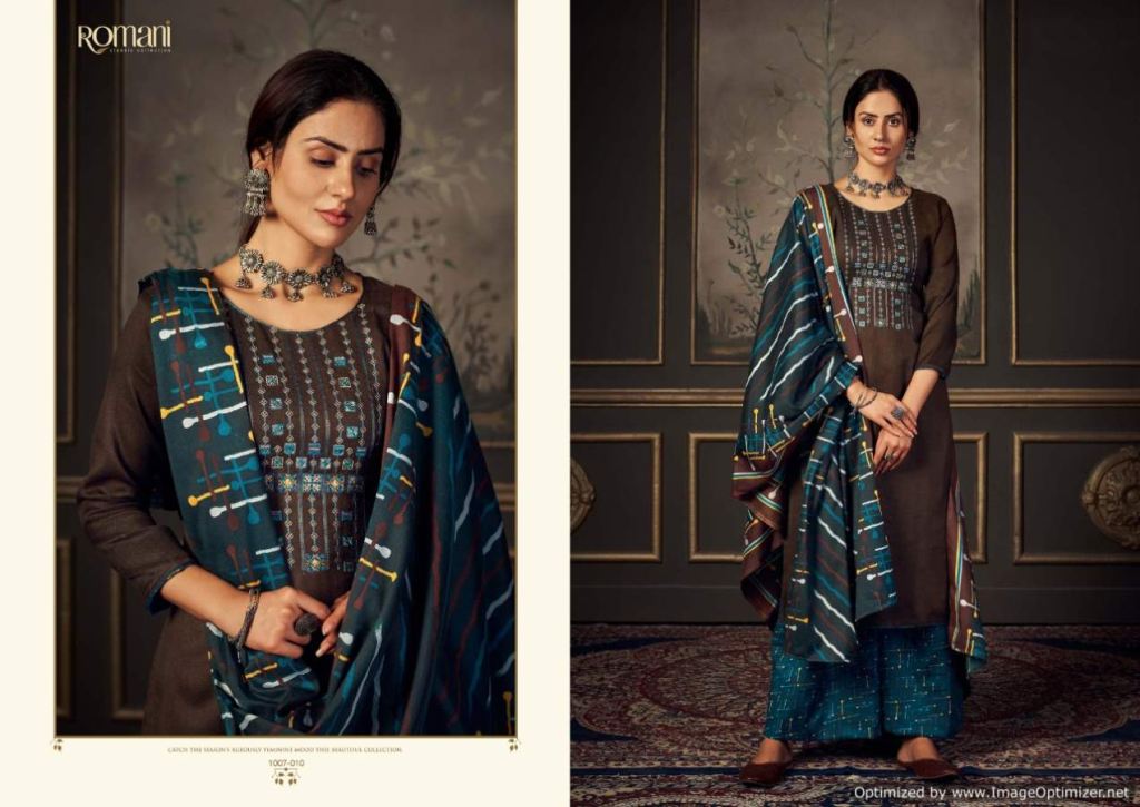 Romani Patiala Beats Exclusive Winter Designer Pashmina Catalog