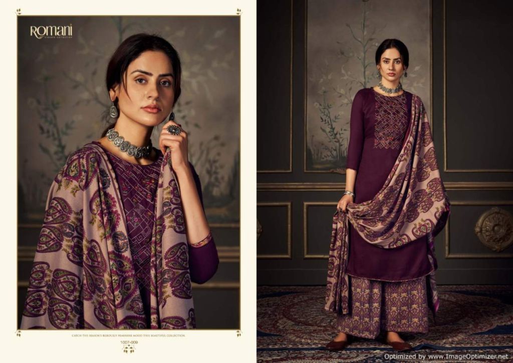 Romani Patiala Beats Exclusive Winter Designer Pashmina Catalog