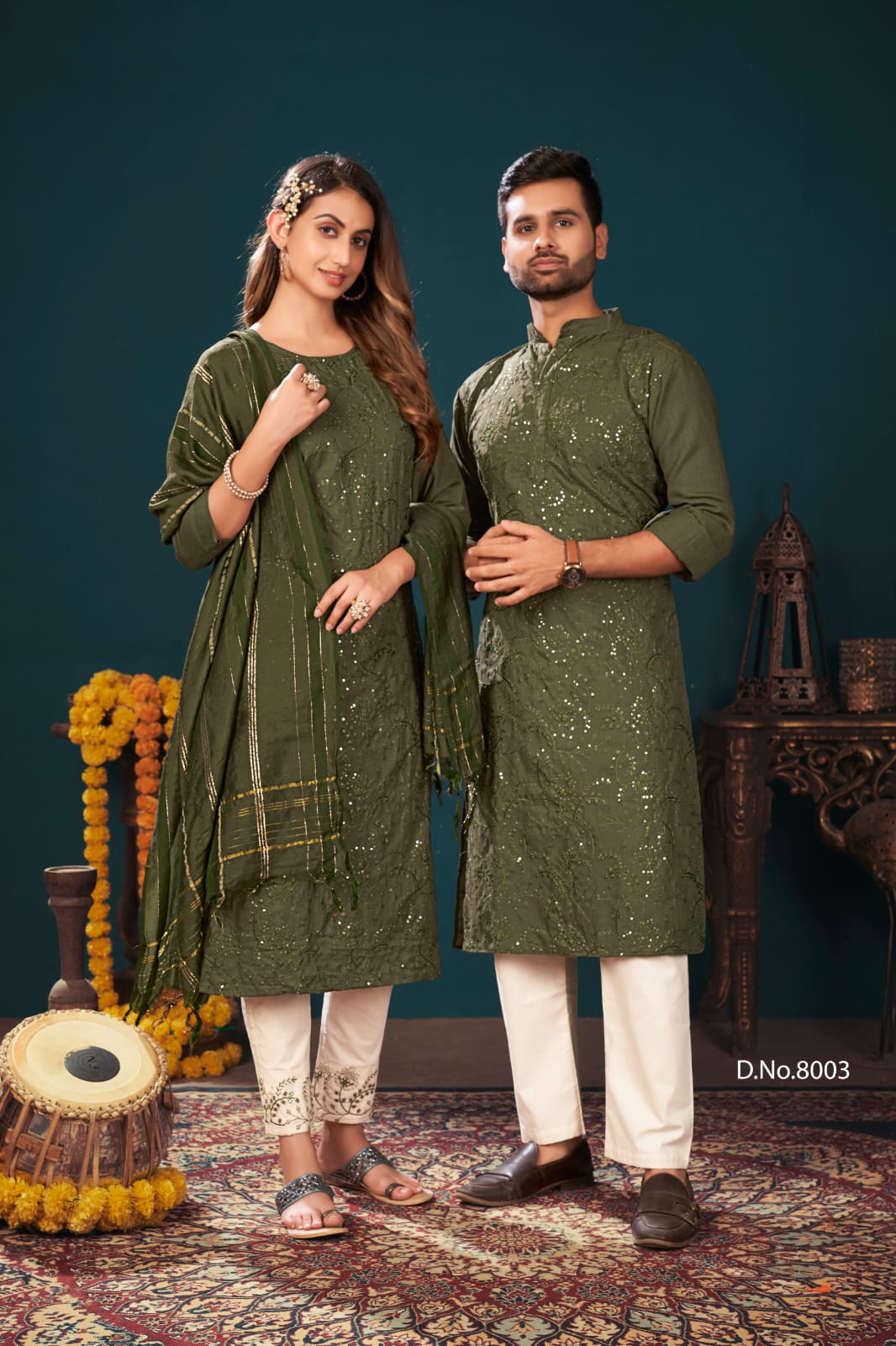 Banwery Royal Couple Vol 8 Fancy Wear Designer Couple Kurta Catalog