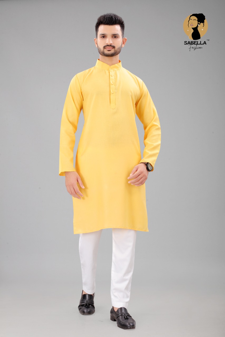 Sabella Fashion Presents Men's Kurta's Catalogue Buy Mens Kurta Wholesale In Surat