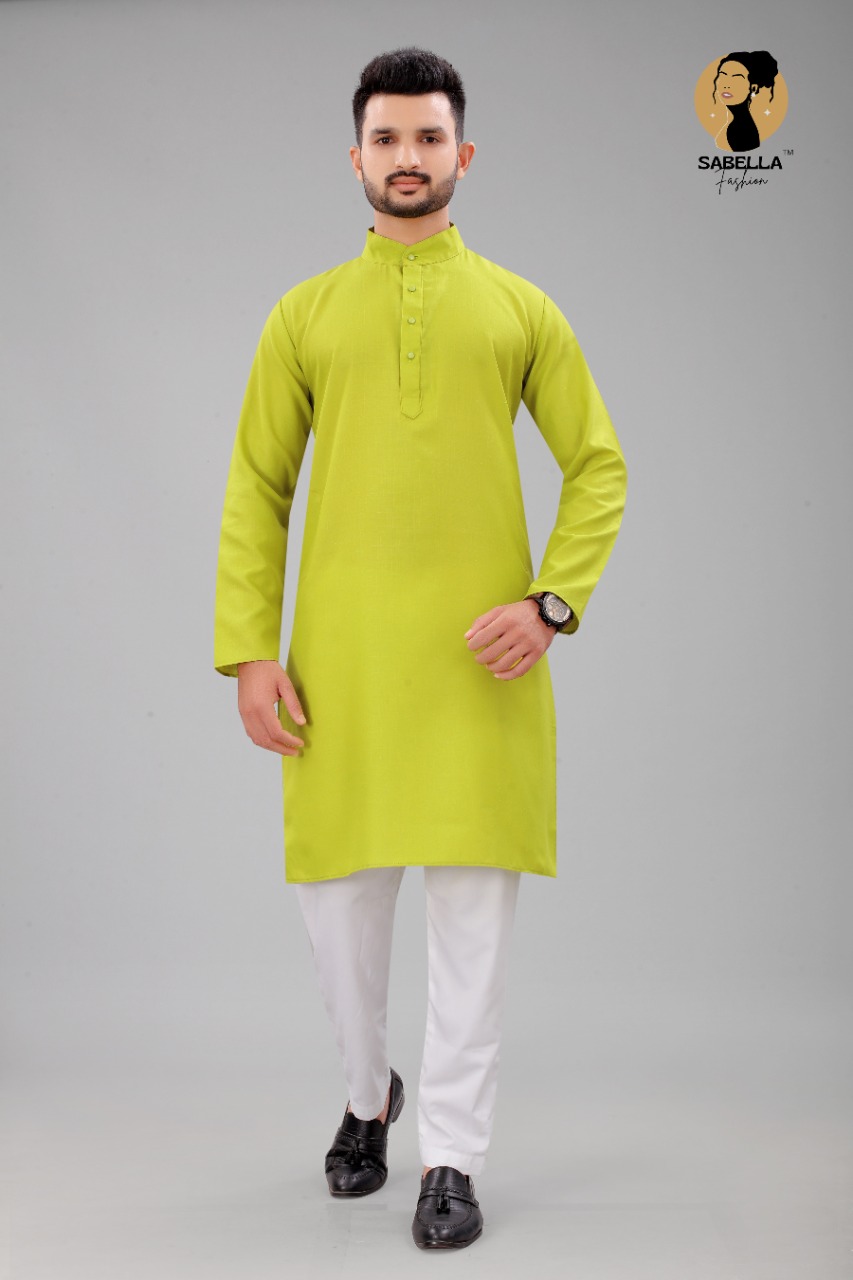 Sabella Fashion Presents Men's Kurta's Catalogue Buy Mens Kurta Wholesale In Surat