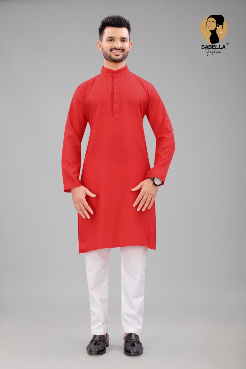 Sabella Fashion Presents Men's Kurta's Catalogue Buy Mens Kurta Wholesale In Surat