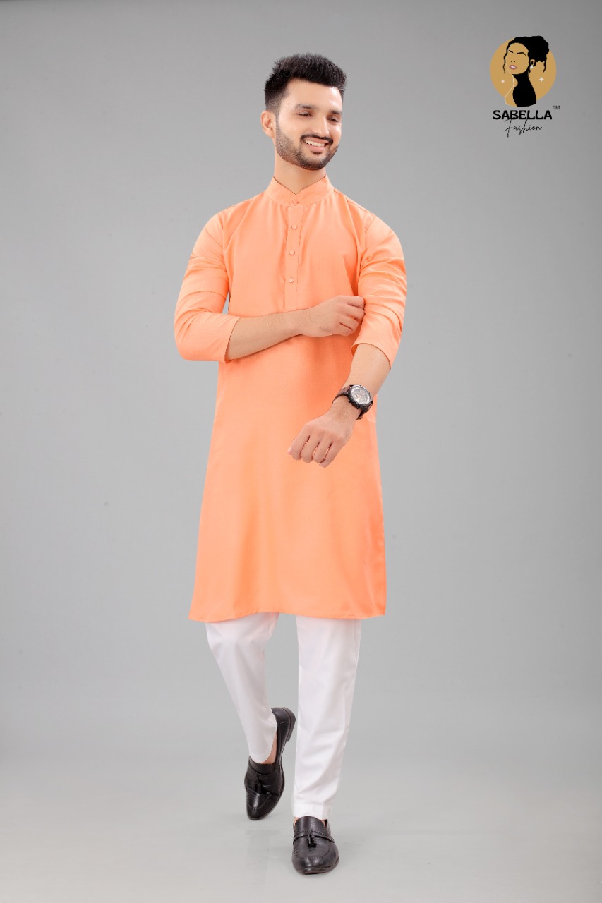 Sabella Fashion Presents Men's Kurta's Catalogue Buy Mens Kurta Wholesale In Surat