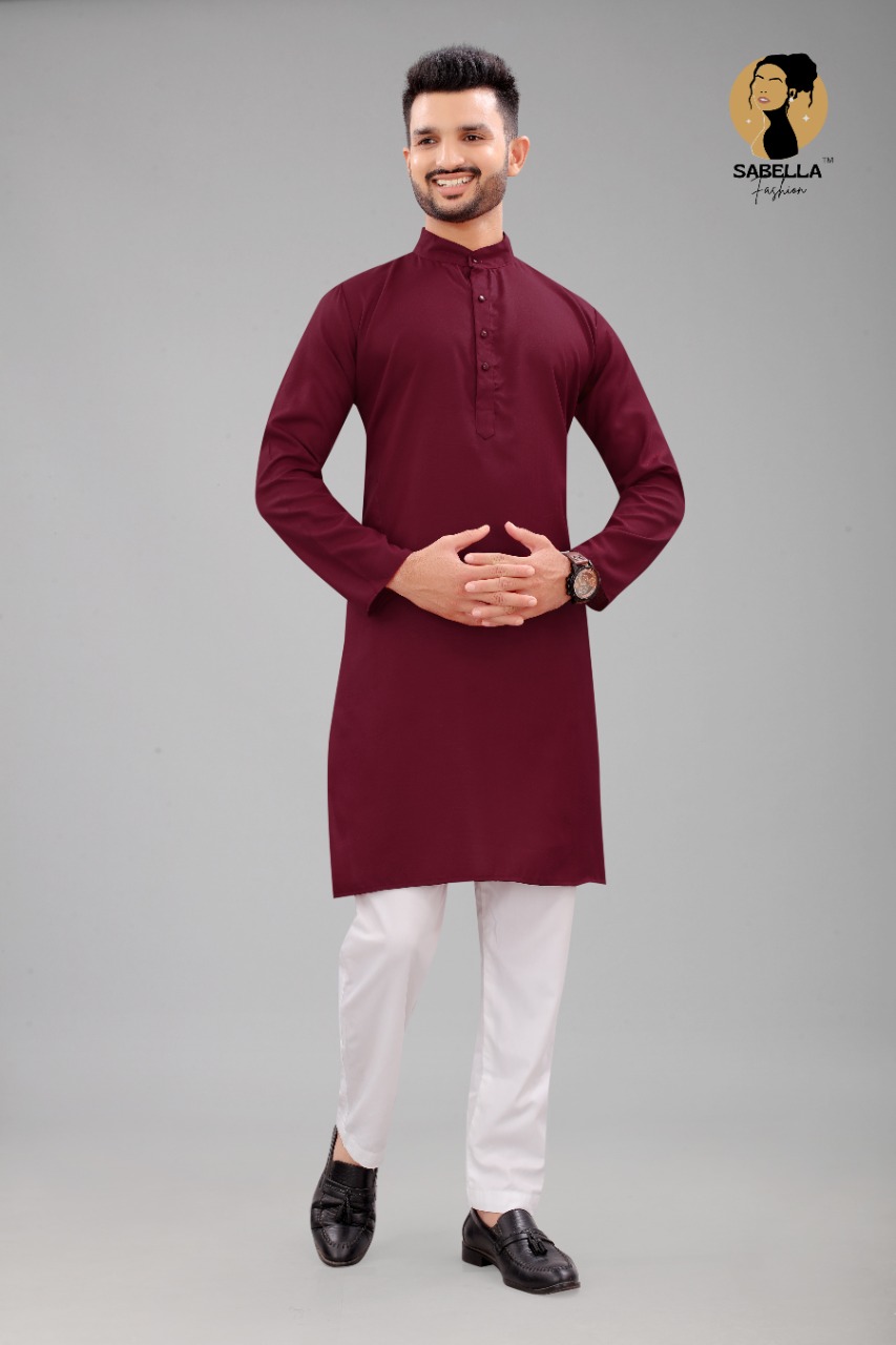 Sabella Fashion Presents Men's Kurta's Catalogue Buy Mens Kurta Wholesale In Surat