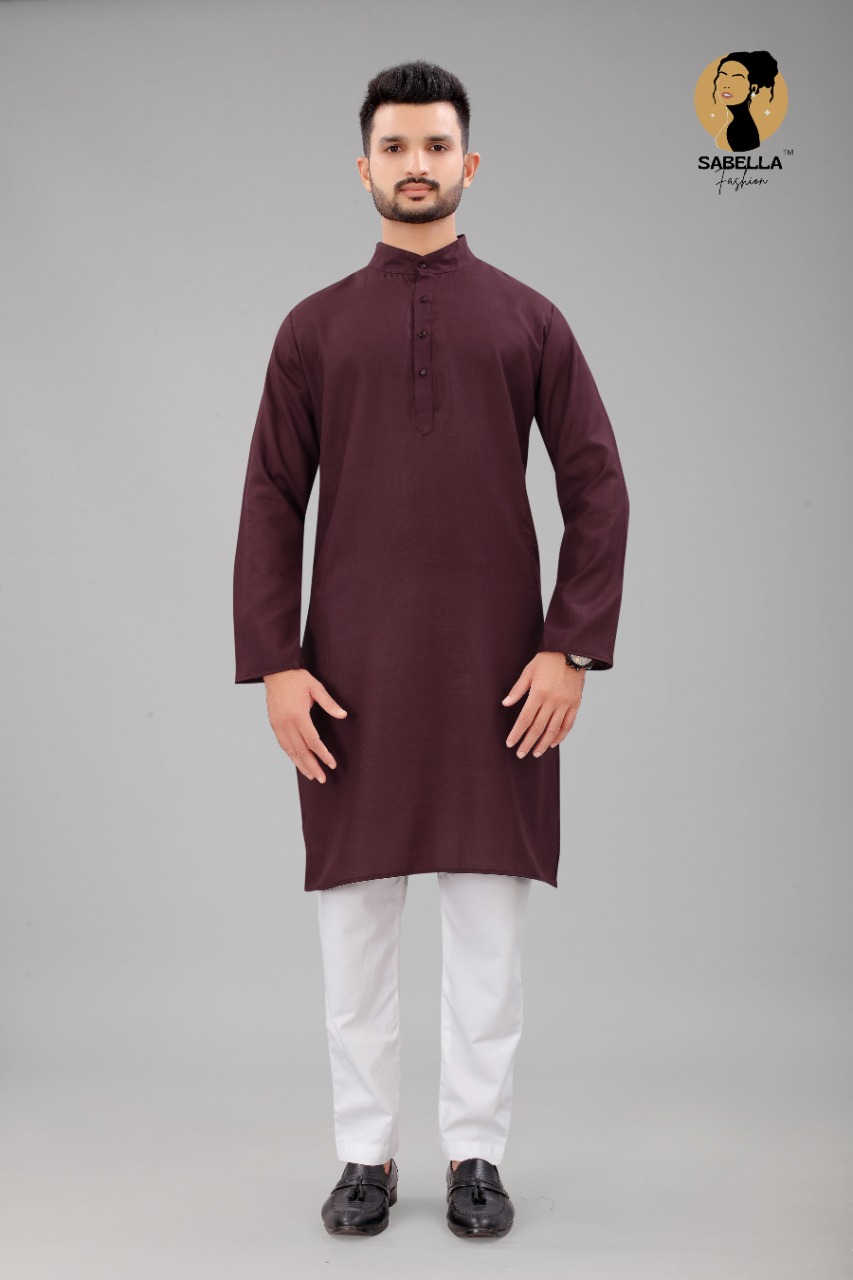 Sabella Fashion Presents Men's Kurta's Catalogue Buy Mens Kurta Wholesale In Surat