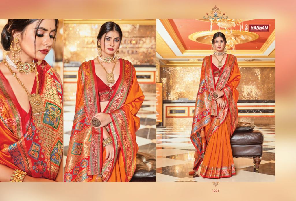 Sangam Kayan Festive Wear Silk Wholseale Saree Catalog