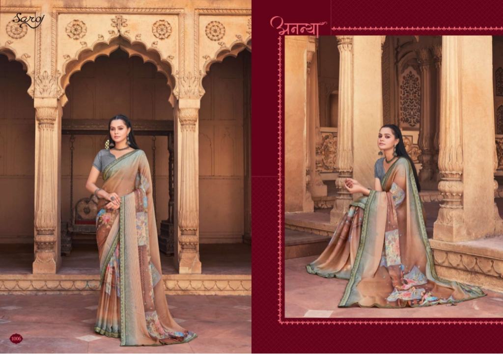 Saroj Delight Vol 2 Festive Wear Brasso Saree Catalog