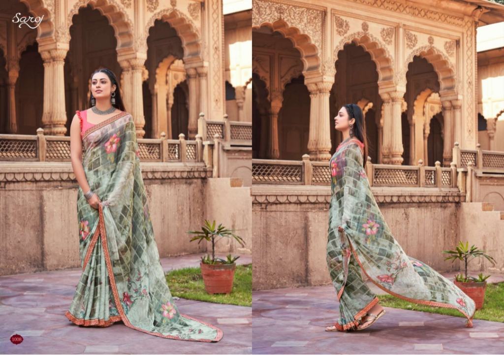 Saroj Delight Vol 2 Festive Wear Brasso Saree Catalog
