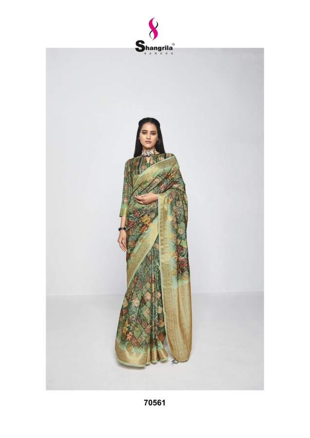 Shangrila Saachi Digital Pallu Festive Wear Silk Wholesale Saree Catalog