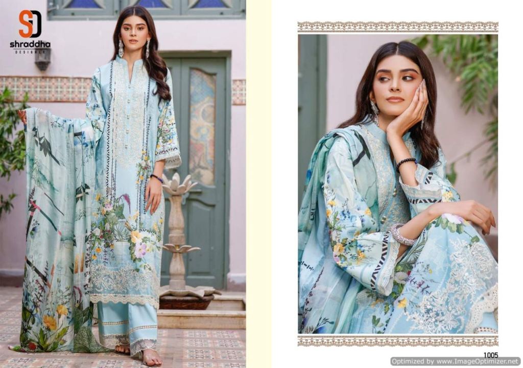 Shraddha Ombre Cotton Printed Pakistani Salwar Kameez Catalog