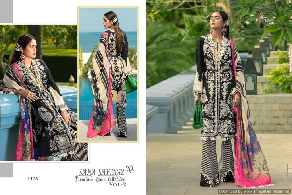 Shree Sana Safinaz Premium Lawn Collection 2 Nx Pakistani Salwar Kameez