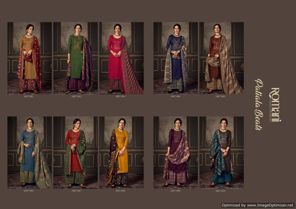 Romani Patiala Beats Exclusive Winter Designer Pashmina Catalog