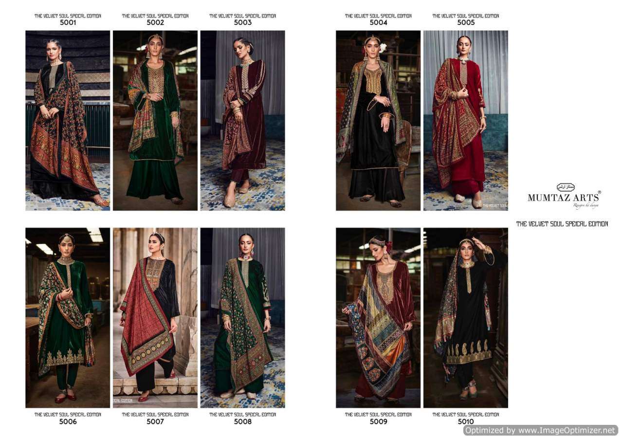Mumtaz The Velvet Soul Speical Edition Velvet Wear Salwar Kameez