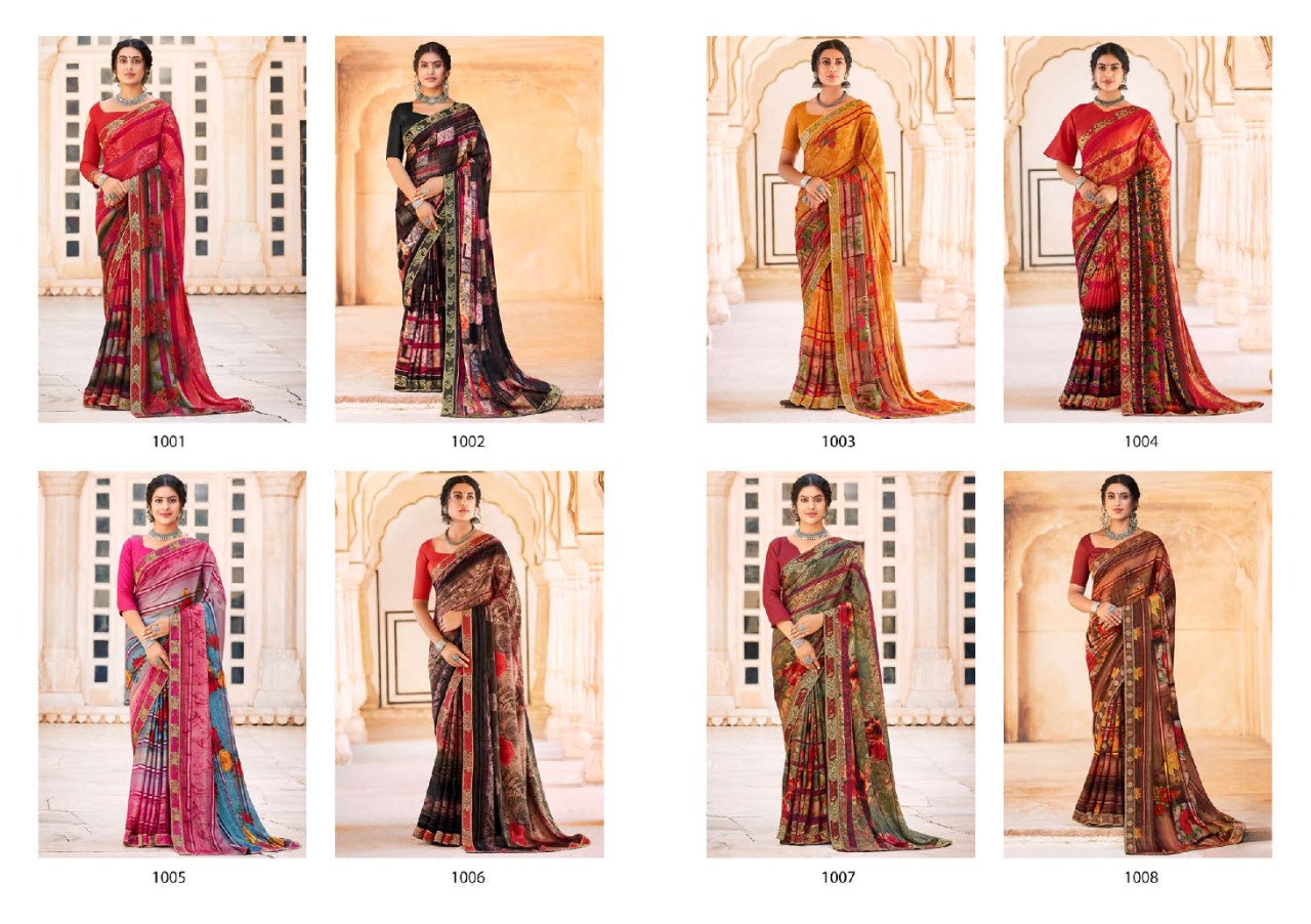 Saroj Albelee Casual Wear Printed Saree Catalog