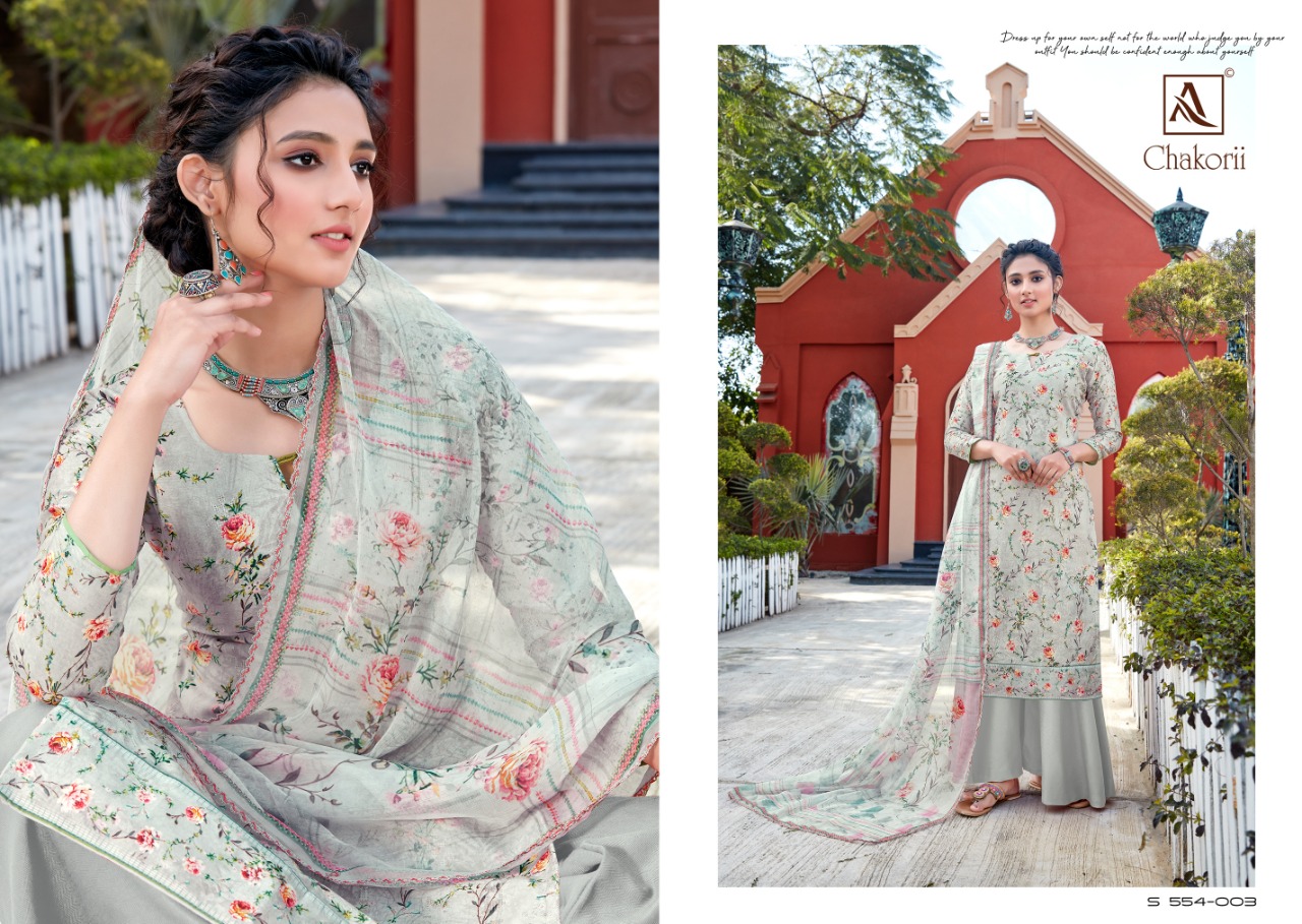 Alok Chakori Jam Cotton Casual Wear Dress Material Catalog