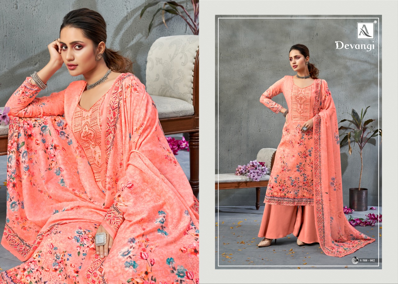 Alok  Devangi  Jam Cotton  Dress Material Catalog